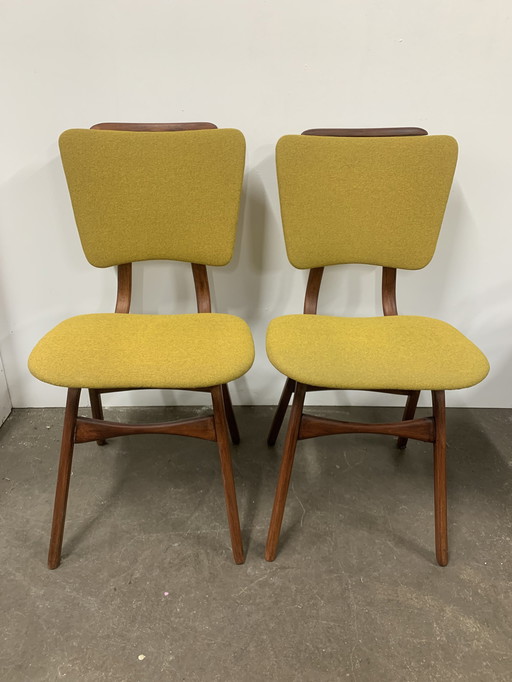 2x Vintage eetkamerstoel