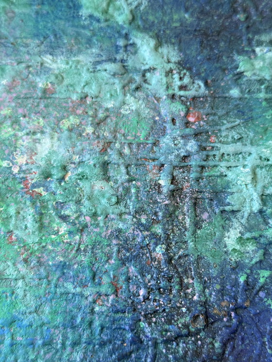 Image 1 of Eugène Eechaut - Abstracte compositie. 1988