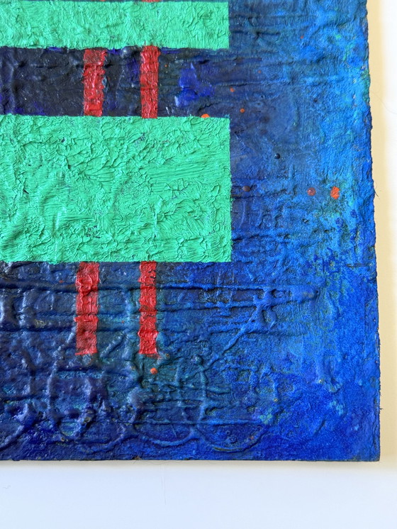 Image 1 of Eugène Eechaut - Abstracte compositie. 1988