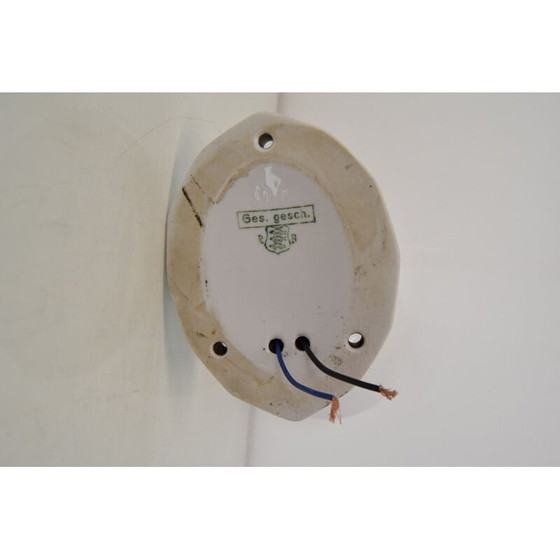 Image 1 of Vintage Art Deco keramische wandlamp, Duitsland 1930