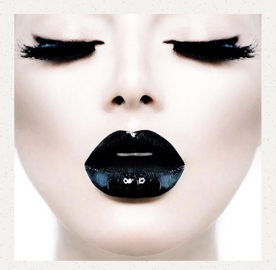 Image 1 of Aluart Kunstwerk - Black Lips