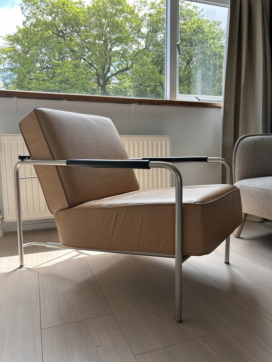 Image 1 of Harvink verstelbare relax fauteuil leder