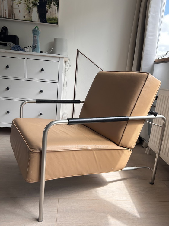 Image 1 of Harvink verstelbare relax fauteuil leder