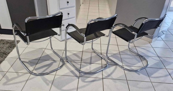 Image 1 of Serie van 3 sledestoelen, 1970