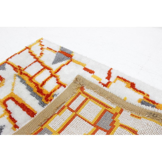 Image 1 of Vintage veelkleurig deens tapijt - jaren 1960