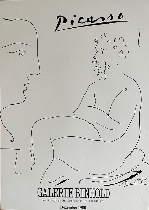 Pablo Picasso (1881-1973), Galerie Binhold Berlijn, 1980, Gedrukt in Duitsland