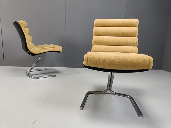 Image 1 of Eetkamerstoelen uit het ruimtetijdperk, set van 6, jaren 1970