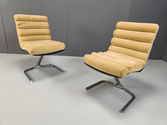 Image 1 of Eetkamerstoelen uit het ruimtetijdperk, set van 6, jaren 1970