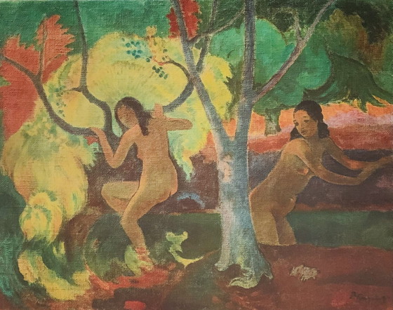 Image 1 of Paul Gauguin: “Badende Meisjes, 1897”.