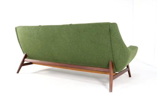 Midcentury 3 Persoons Bank 'Geleen' Vintage New Upholstery