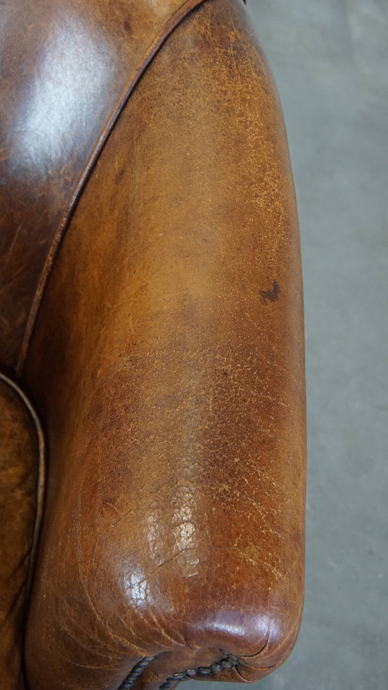 Image 1 of Vintage Schapenleren Clubfauteuil