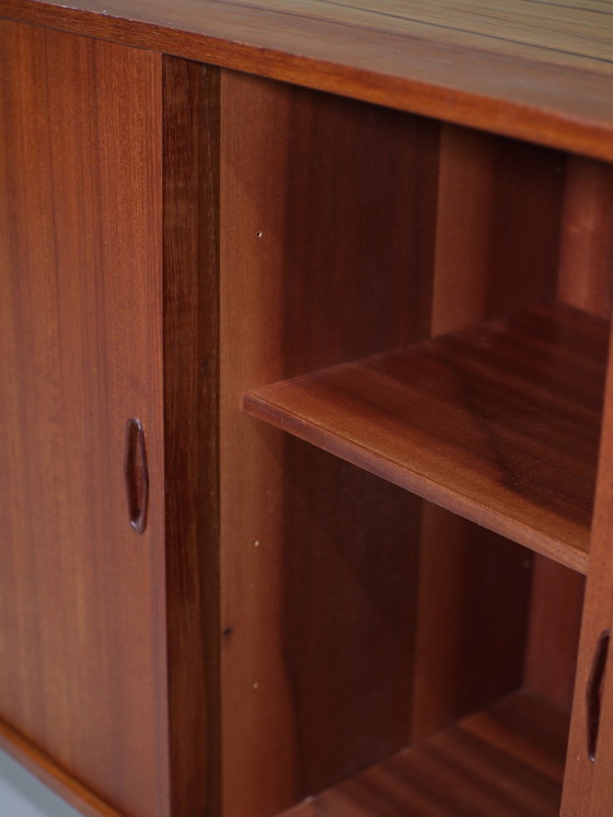 Image 1 of Lowboard Lang Dressoir Deens Vintage Teak