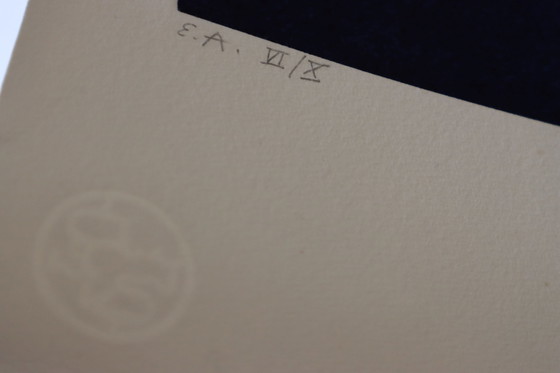 Image 1 of Kleurets Antonia Dombrowsky 1992- Kleurgravure Handgeschept papier