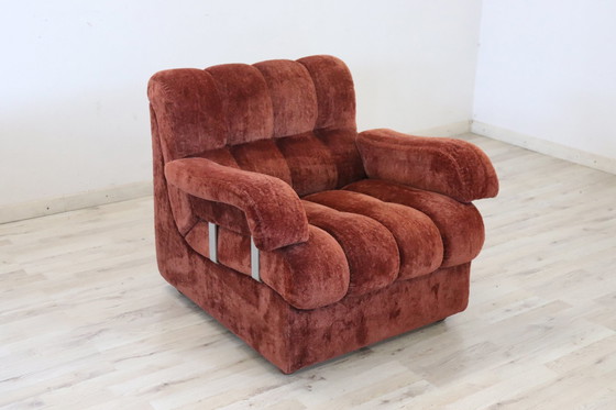 Image 1 of Modulaire gebogen sofa, Italië 1970S