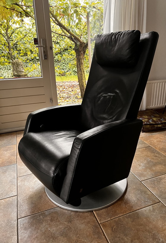 Image 1 of Rolf Benz relaxfauteuil 5800 zwart leder