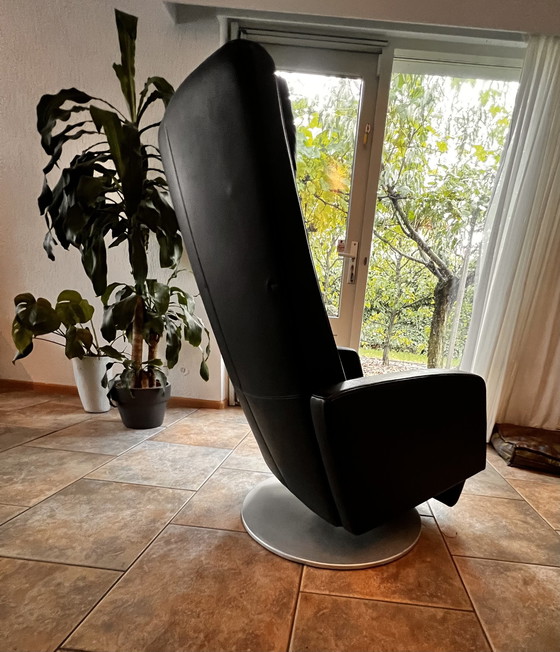 Image 1 of Rolf Benz relaxfauteuil 5800 zwart leder