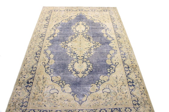 Image 1 of Origineel handgeknoopt Perzisch Tapijt Vintage Art Modern Kirman 225 X 147 Cm Top Conditie