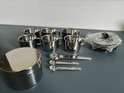 Set van 6 Sergio Asti ICM Espressokopjes