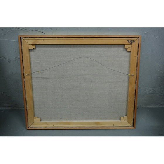 Image 1 of Vintage olieverf op doek Ballerina's van Gertrud Wråke-Lindqvist, Zweden 1970