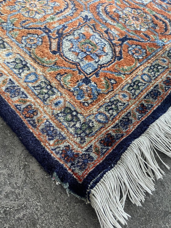 Image 1 of Perzisch Tabriz tapijt 200x295cm wol zijde vintage vloerkleed