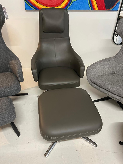 Vitra Repos En Ottoman Fauteuil