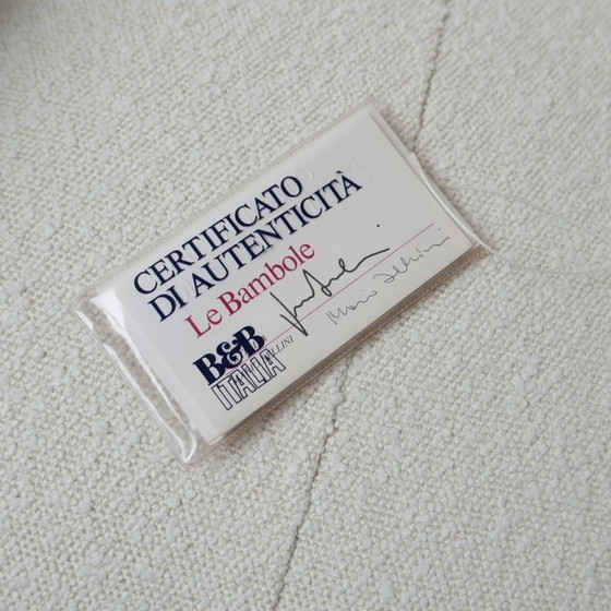 Image 1 of Vintage stoffen fauteuil "Le Bambole" van Mario Bellini voor B en B, Italië 1970