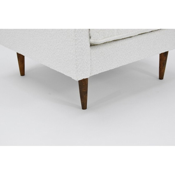 Image 1 of Vintage fauteuil model Zwp-8 kubus in hout en stof, Polen 1970