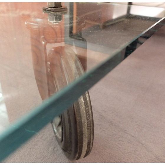 Image 1 of Vintage salontafel door Gae Aulenti voor Fontana Arte, 1980