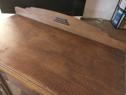 Art Deco Houten Vitrinekast In Uitstekende Staat