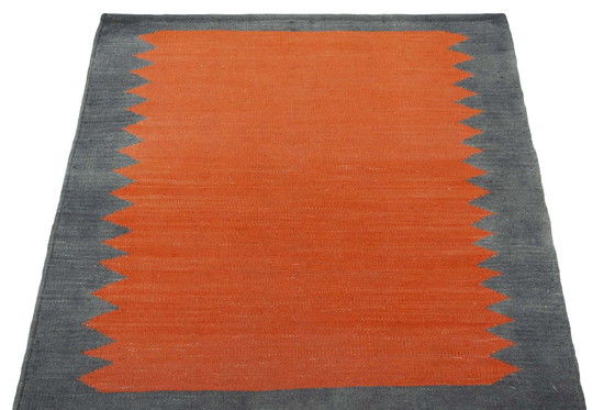 Image 1 of Handgeweven design kelim - 95 X 92 Cm (Nieuw)