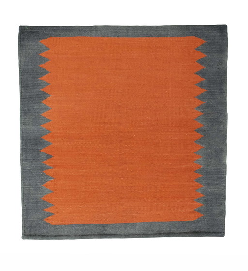 Handgeweven design kelim - 95 X 92 Cm (Nieuw)