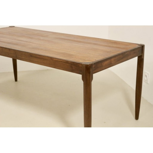 Scandinavische vintage teakhouten salontafel, 1960