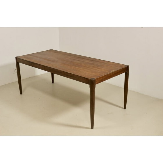 Image 1 of Scandinavische vintage teakhouten salontafel, 1960