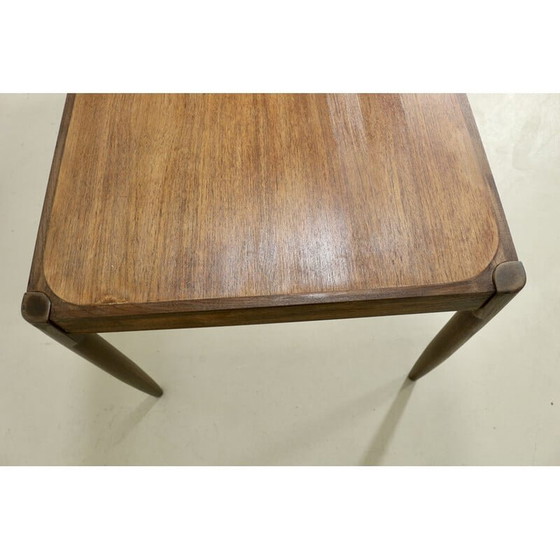 Image 1 of Scandinavische vintage teakhouten salontafel, 1960