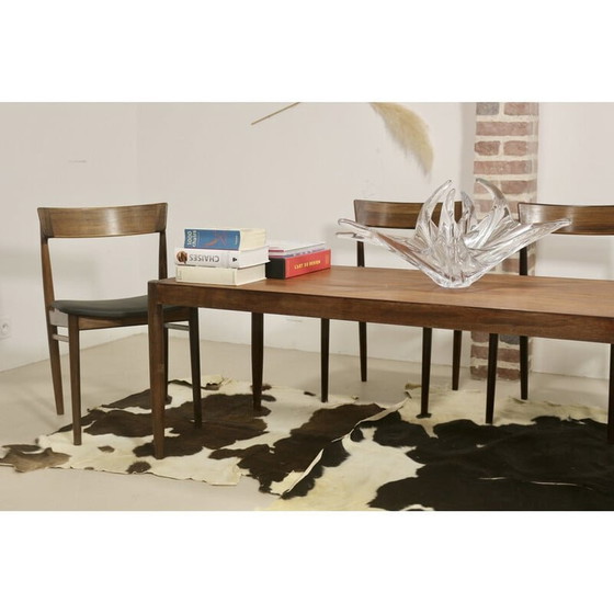 Image 1 of Scandinavische vintage teakhouten salontafel, 1960