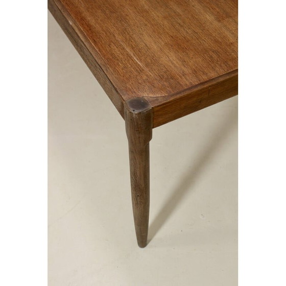 Image 1 of Scandinavische vintage teakhouten salontafel, 1960
