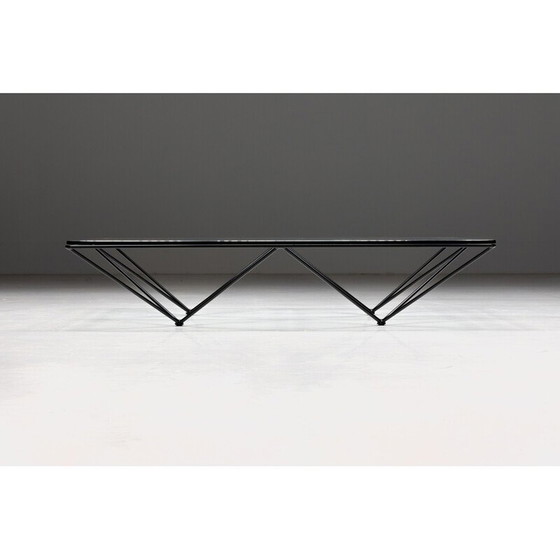 Image 1 of Vintage vierkante Alanda salontafel door Paolo Piva voor B en B Italia, 1980