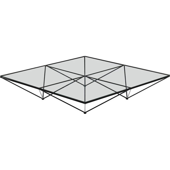 Image 1 of Vintage vierkante Alanda salontafel door Paolo Piva voor B en B Italia, 1980