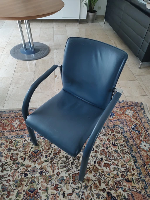 4x Leolux Freyr Eetkamerstoelen