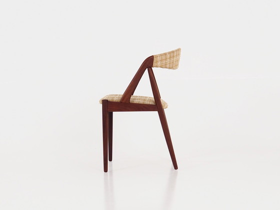 Image 1 of Set van vier teakhouten stoelen, Deens ontwerp, 1970S, Ontwerper: Kai Kristiansen