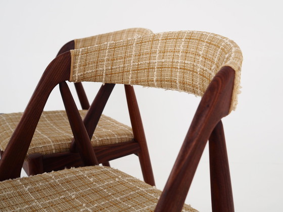 Image 1 of Set van vier teakhouten stoelen, Deens ontwerp, 1970S, Ontwerper: Kai Kristiansen