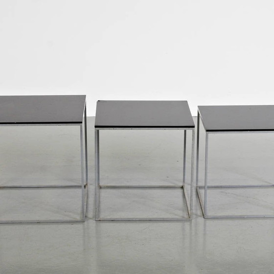 Image 1 of 1960 Poul Kjaerholm PK71 Nesting Tables