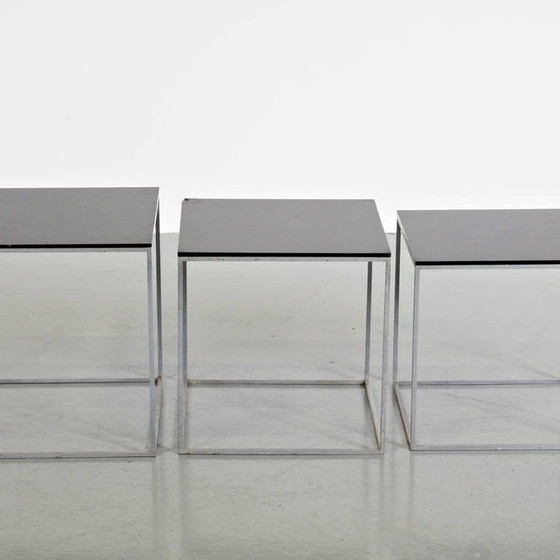 Image 1 of 1960 Poul Kjaerholm PK71 Nesting Tables