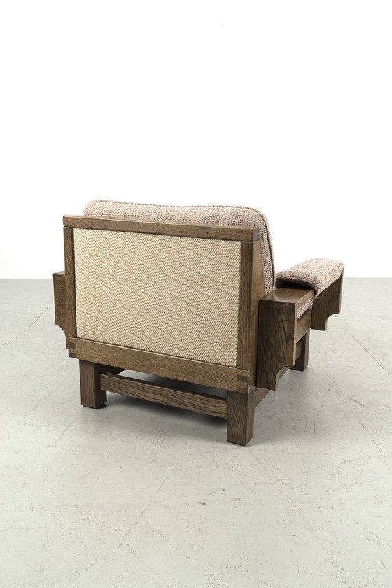 Image 1 of Vintage Brutalistische fauteuil