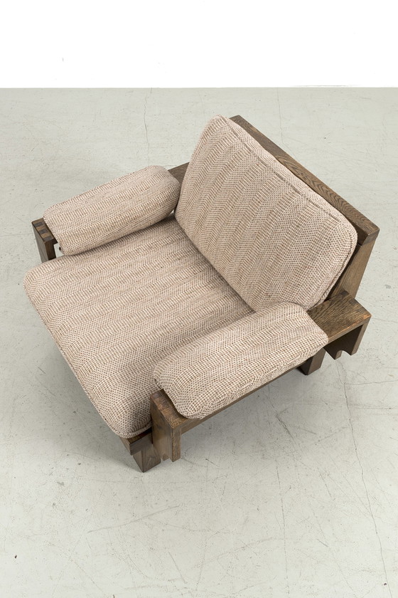 Image 1 of Vintage Brutalistische fauteuil