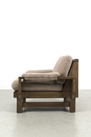 Vintage Brutalistische fauteuil