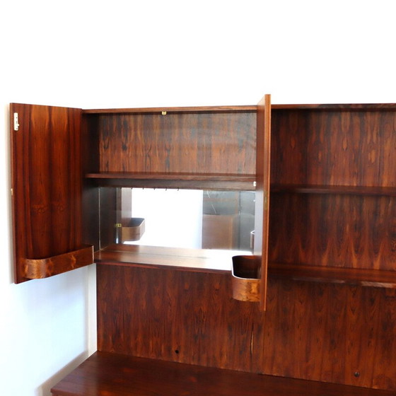 Image 1 of Vintage palissander dressoir met drie panelen, 1970