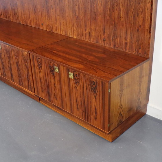 Image 1 of Vintage palissander dressoir met drie panelen, 1970