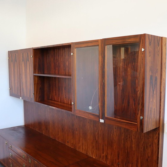 Image 1 of Vintage palissander dressoir met drie panelen, 1970