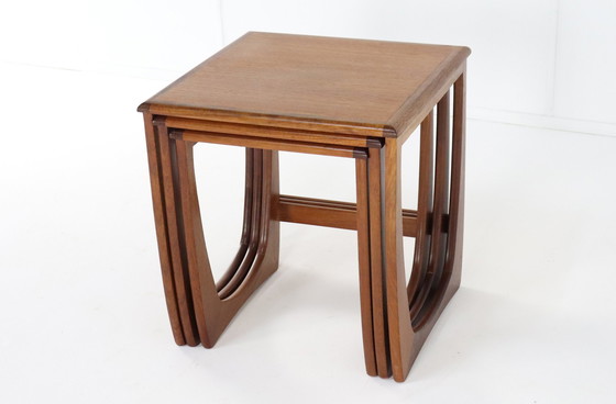 Image 1 of Set Van 3 Sunelm Nesting Tables ´Partington´ Vintage